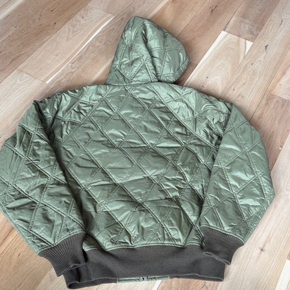 Ralph Lauren Double RL Green Quilted Puffer Jacket - Picture 4 of 4